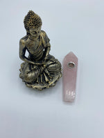 Rose quartz smoking pipe