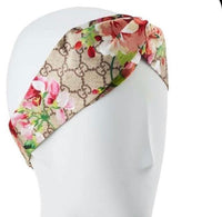 Satin floral headband