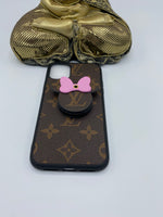 Mickey phone case with bow