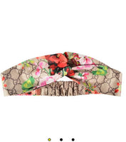 Satin floral headband